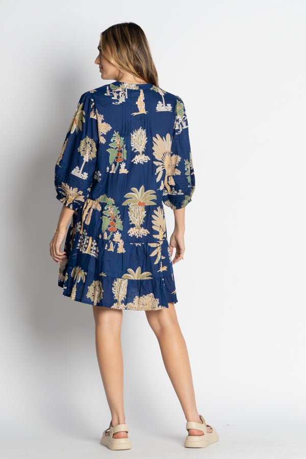 Amrita Dress - Navy - LL5 - Pizazz BoutiqueLula Life