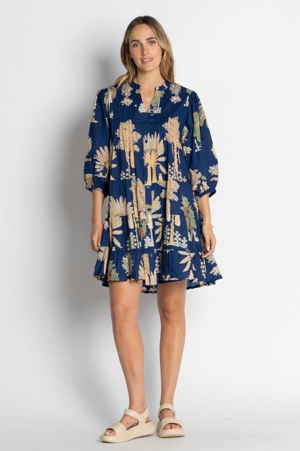 Amrita Dress - Navy - LL5 - Pizazz BoutiqueLula Life