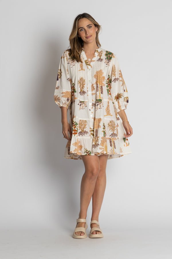 Amrita Dress - White - LL5 - Pizazz BoutiqueLula Life
