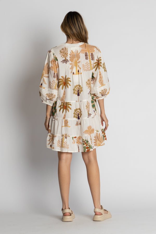 Amrita Dress - White - LL5 - Pizazz BoutiqueLula Life
