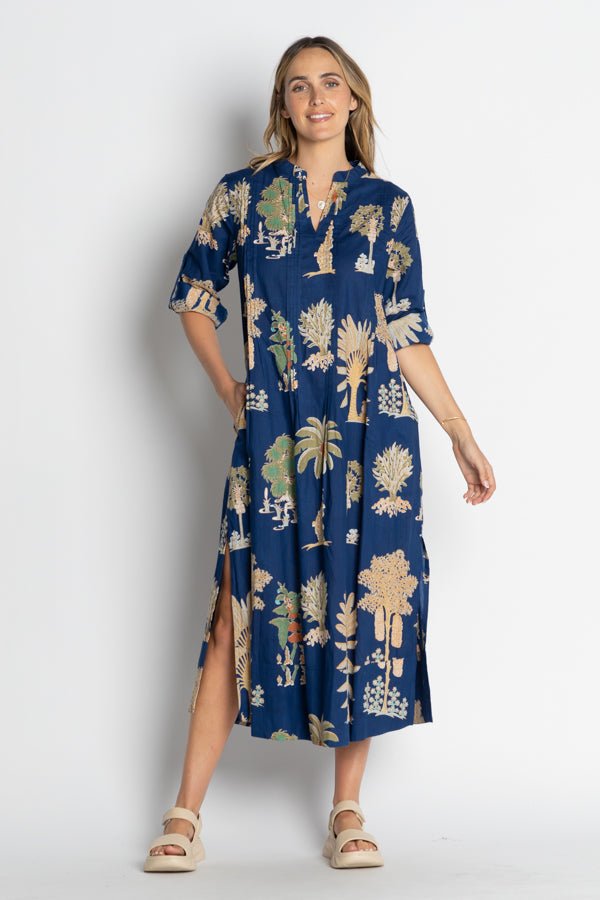 Amrita Midi - Navy - LL7 - Pizazz BoutiqueLula Life
