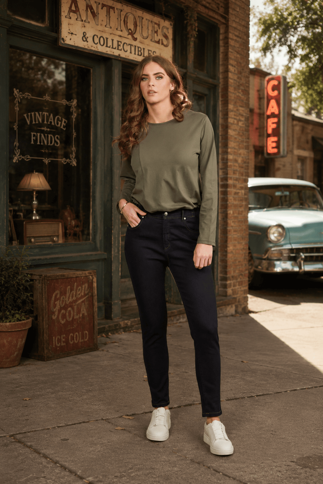 Ankle Grazer Jean - Black - VA3 - Pizazz BoutiqueVassalli