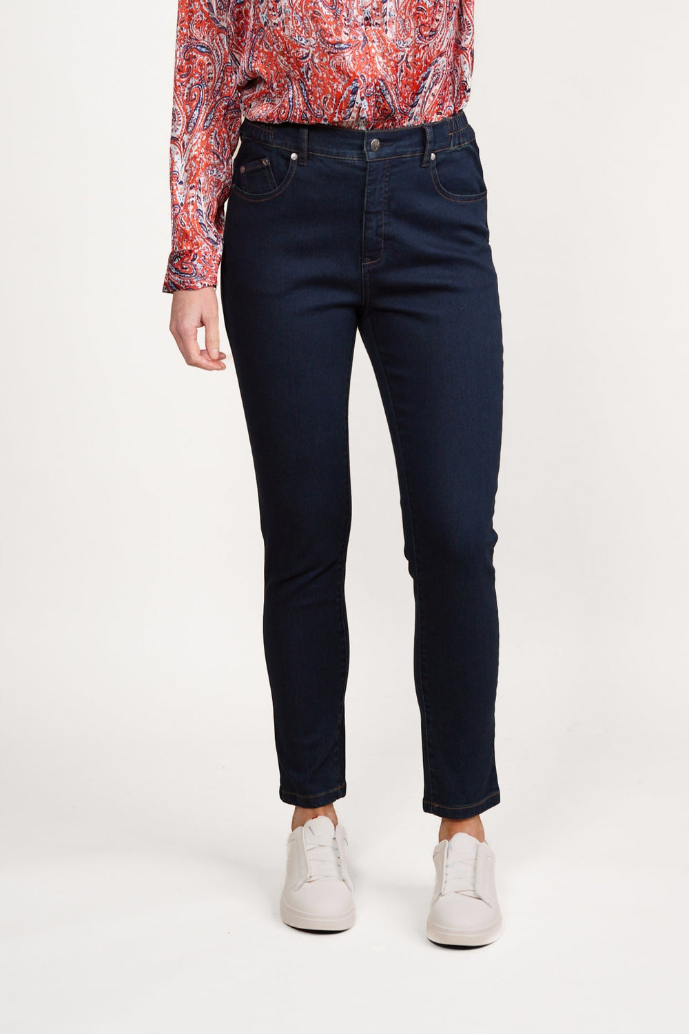 Ankle Grazer Jean - Indigo - VA3 - Pizazz BoutiqueVassalli