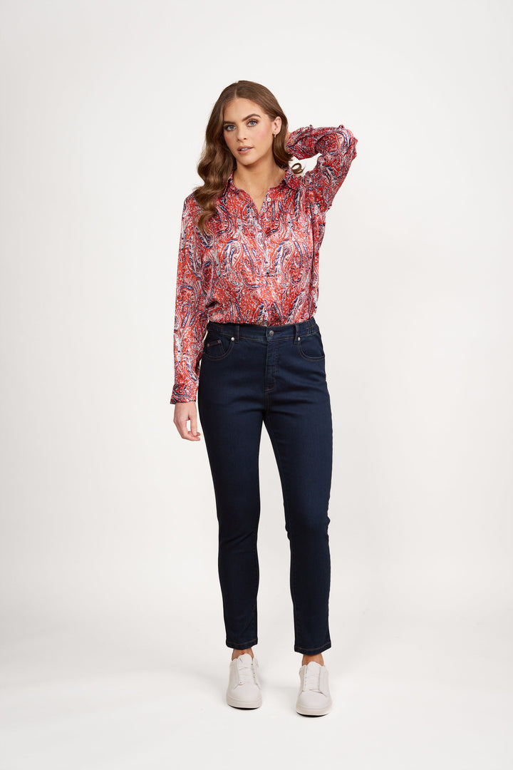 Ankle Grazer Jean - Indigo - VA3 - Pizazz BoutiqueVassalli