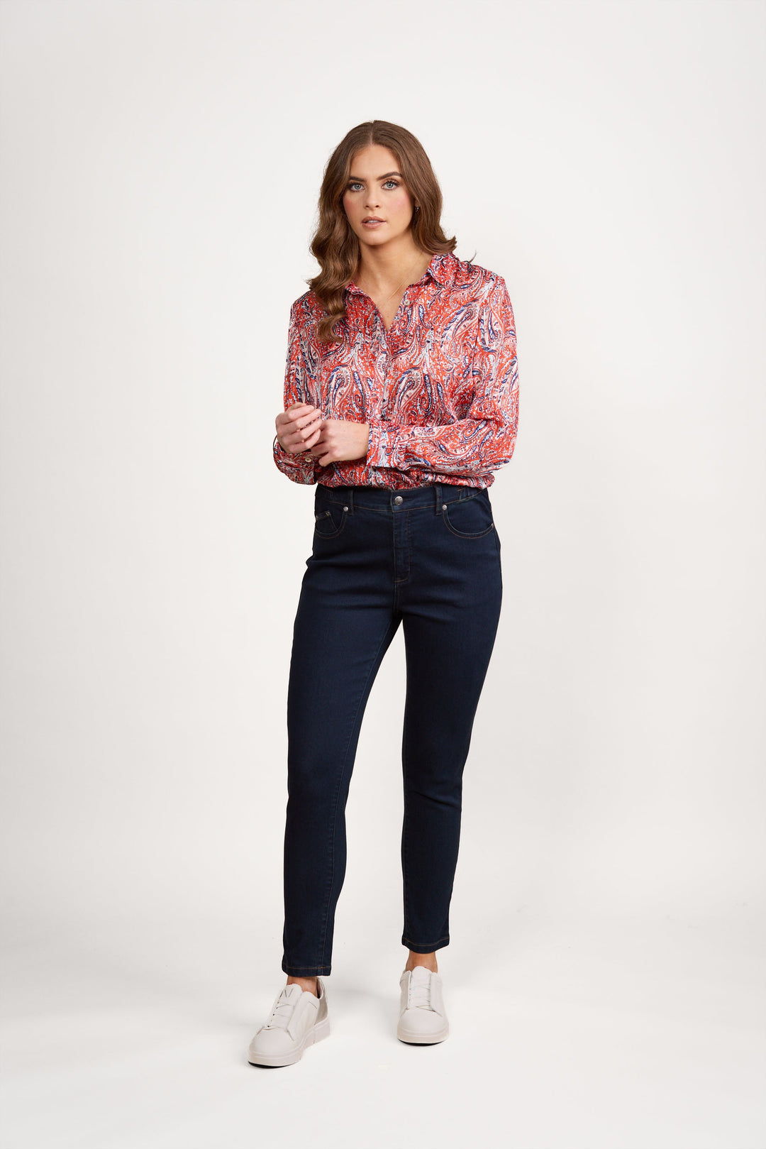 Ankle Grazer Jean - Indigo - VA3 - Pizazz BoutiqueVassalli