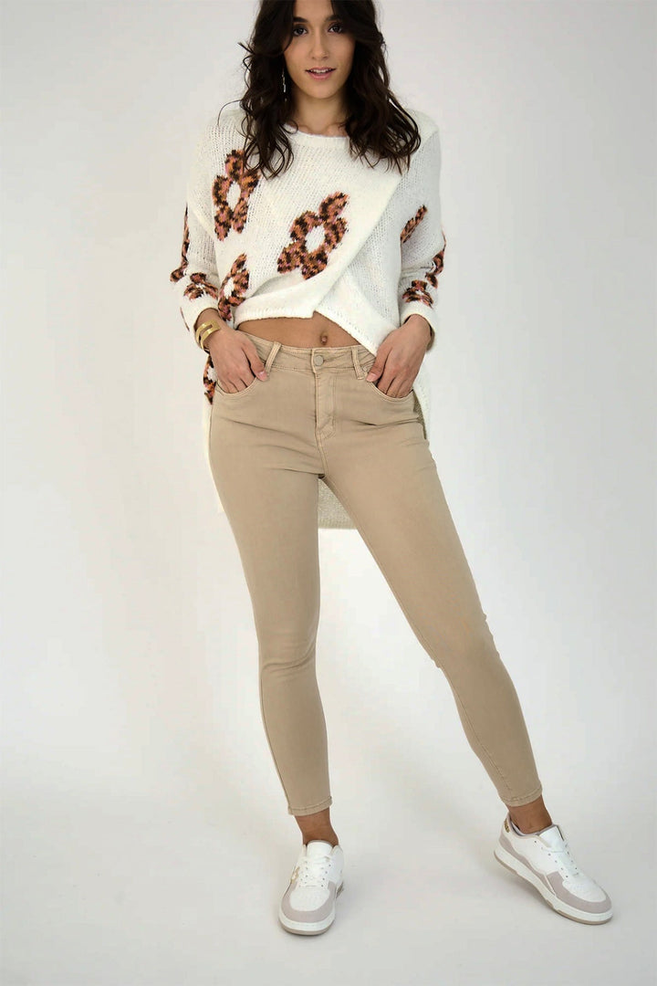 Anna High Rise Jeans - Stone - AL1 - Pizazz BoutiqueAna & Lucy