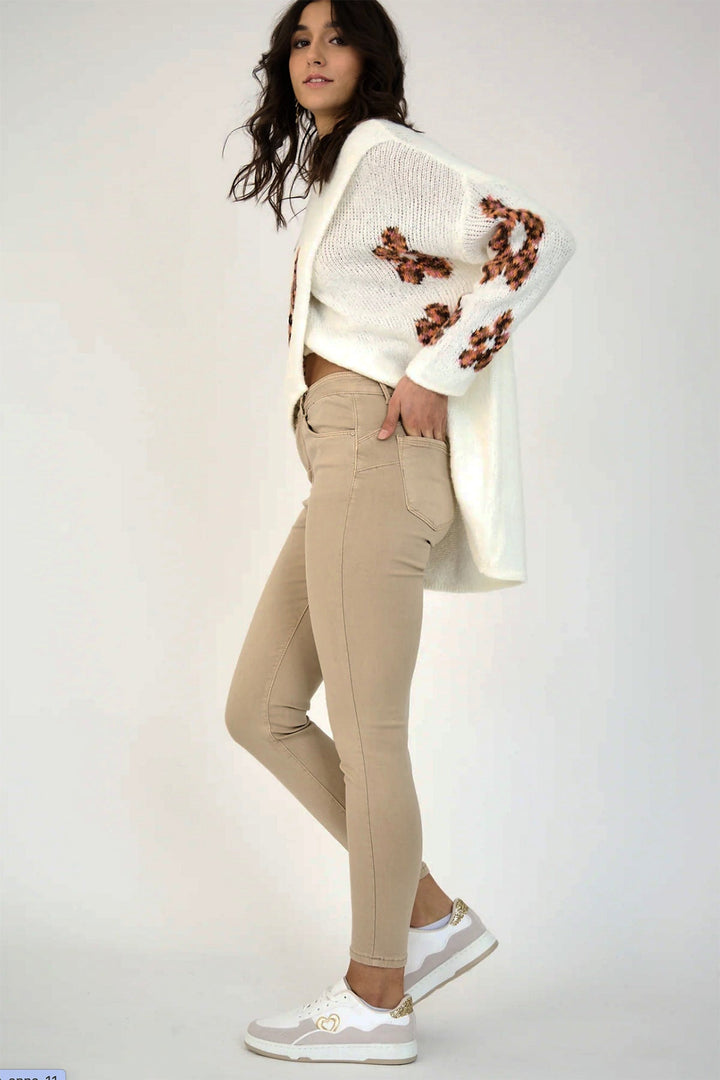 Anna High Rise Jeans - Stone - AL1 - Pizazz BoutiqueAna & Lucy