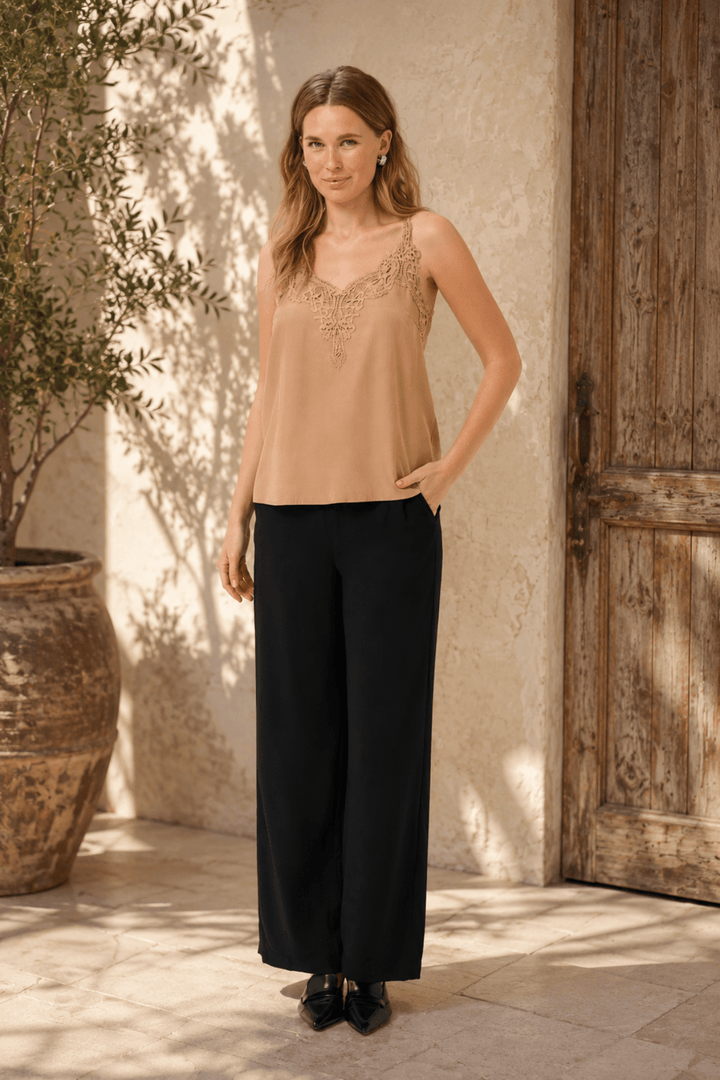 Anna Top - Amphora - CM3 - Pizazz BoutiqueCream