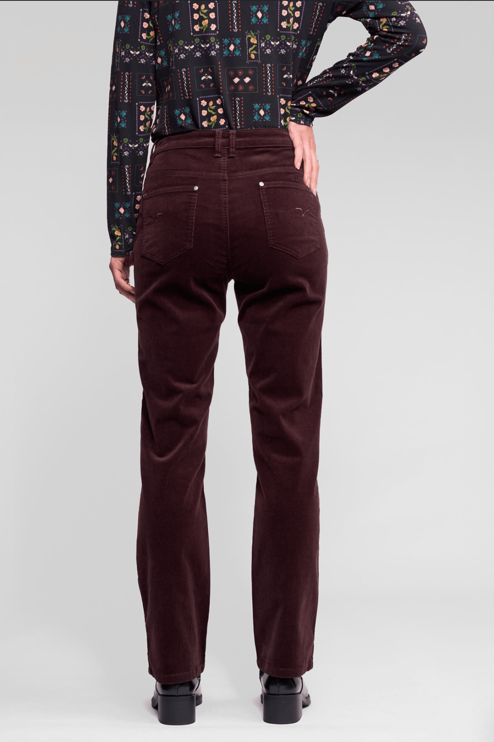 Arch Cord Pant - Merlot - VA13 - Pizazz BoutiqueVassalli