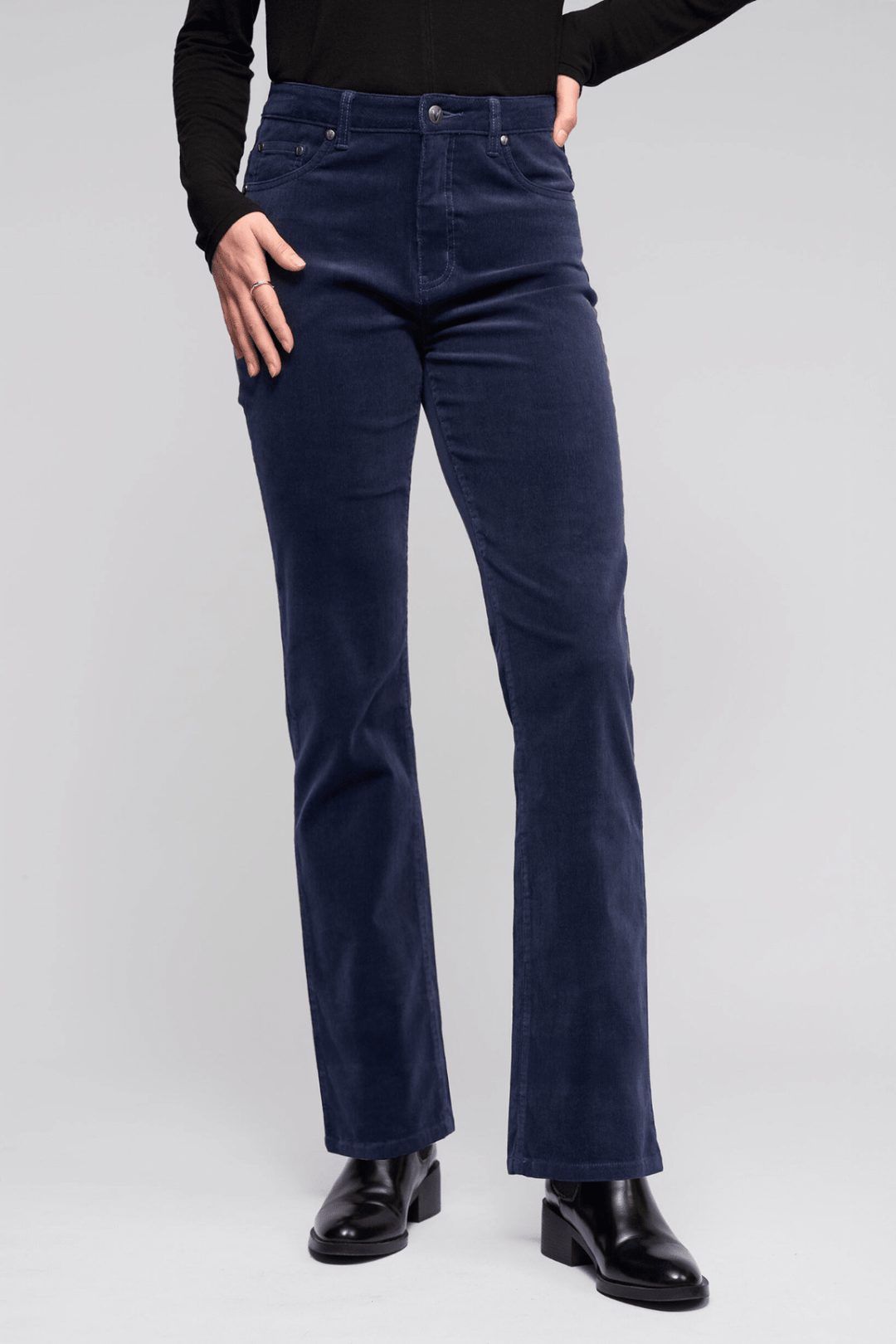 Arch Cord Pant - Slate - VA13 - Pizazz BoutiqueVassalli