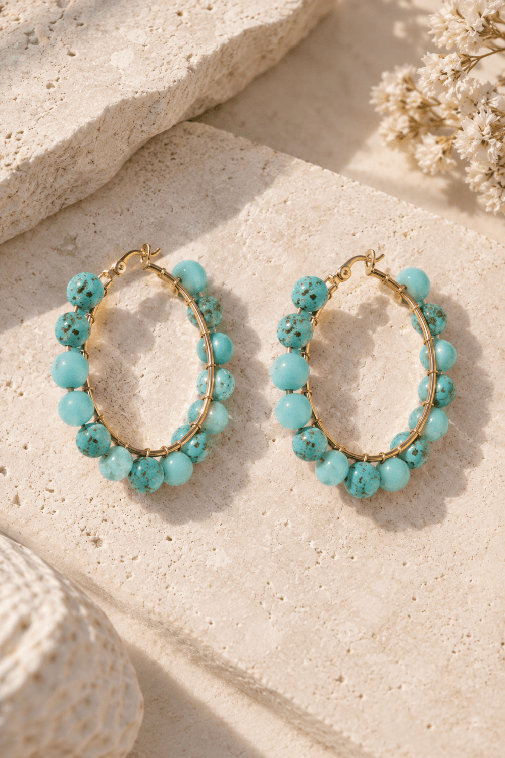 Aria Stone Earring - Turquoise - GG4 - Pizazz BoutiqueGxG Collective