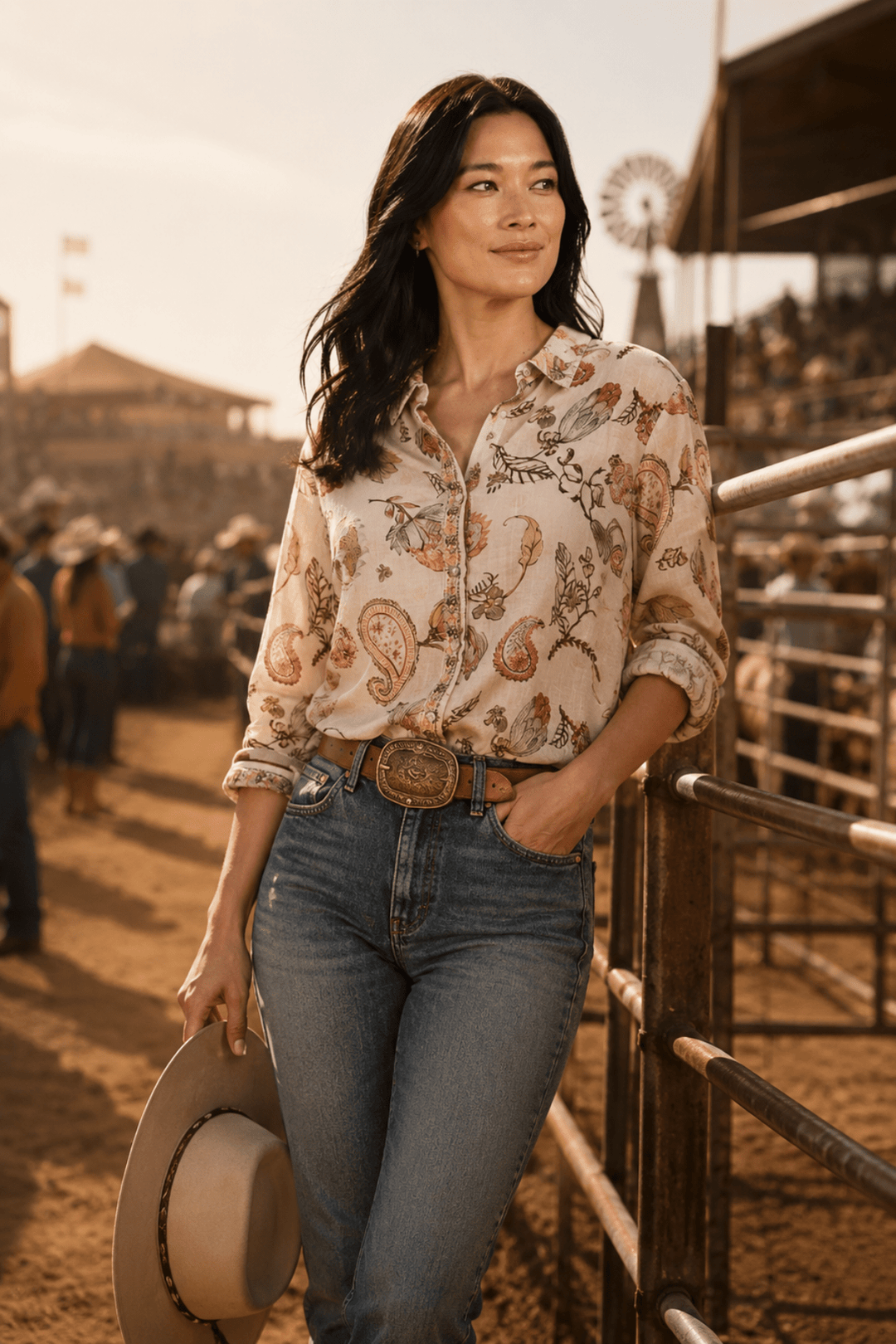 Arizona Print Shirt - Natural Multi - GS39 - Pizazz BoutiqueGordon smith