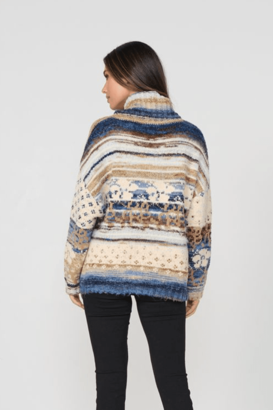 Aspen Knit - BLUE - CJ15 - Pizazz BoutiqueCaju