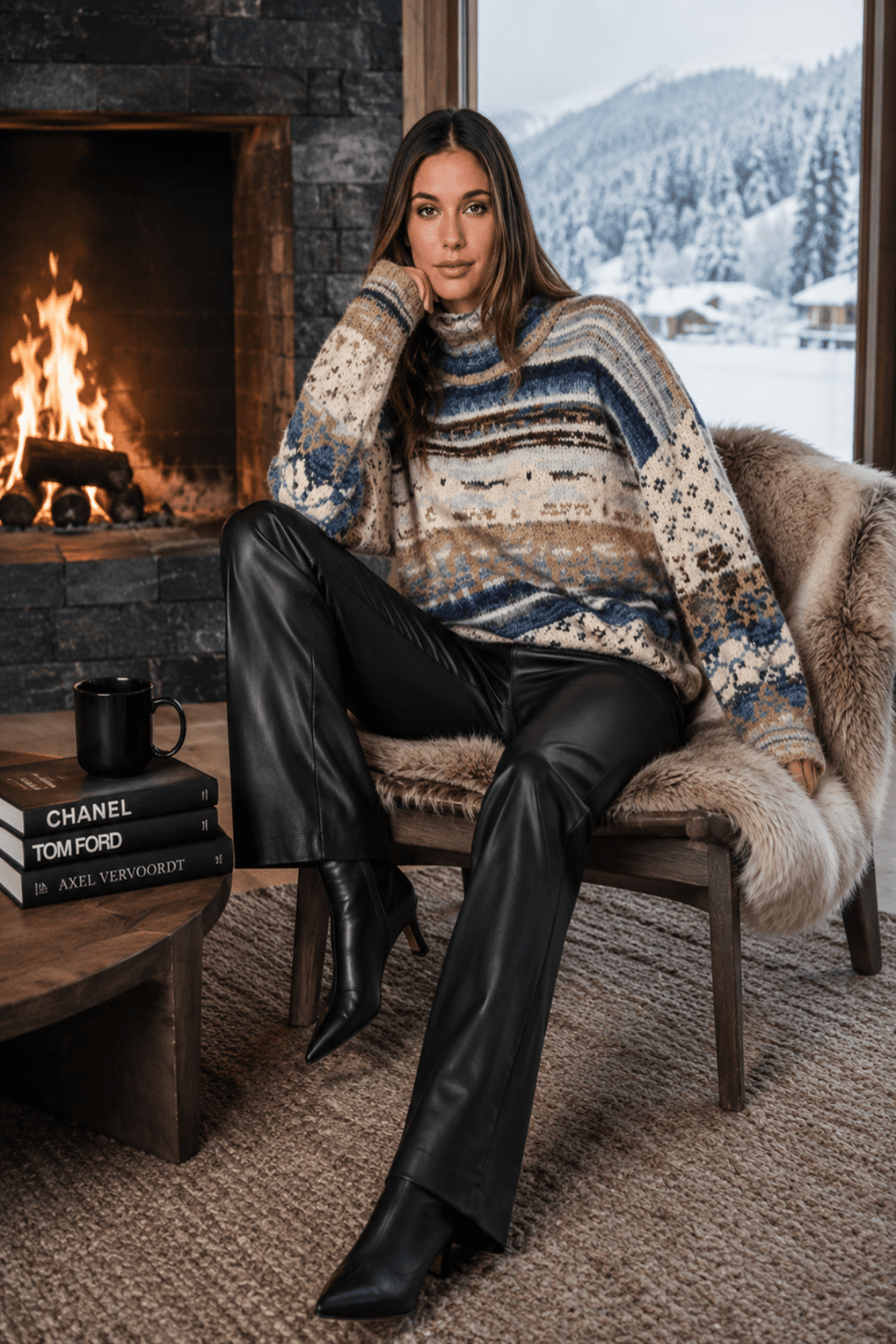 Aspen Knit - BLUE - CJ15 - Pizazz BoutiqueCaju