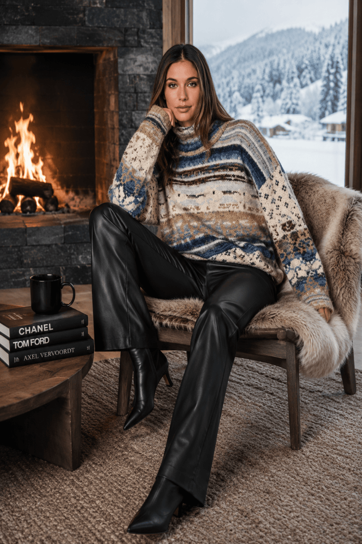 Aspen Knit - BLUE - CJ15 - Pizazz BoutiqueCaju