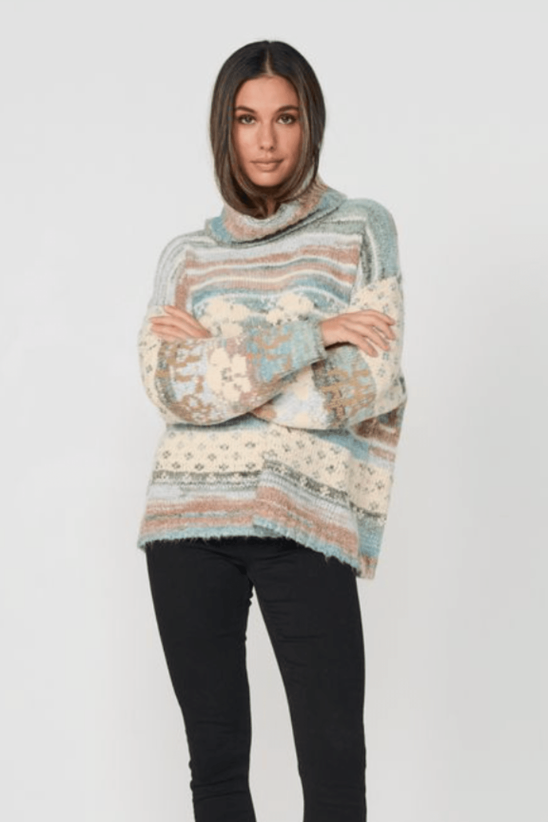 Aspen Knit - Multi - CJ15 - Pizazz BoutiqueCaju