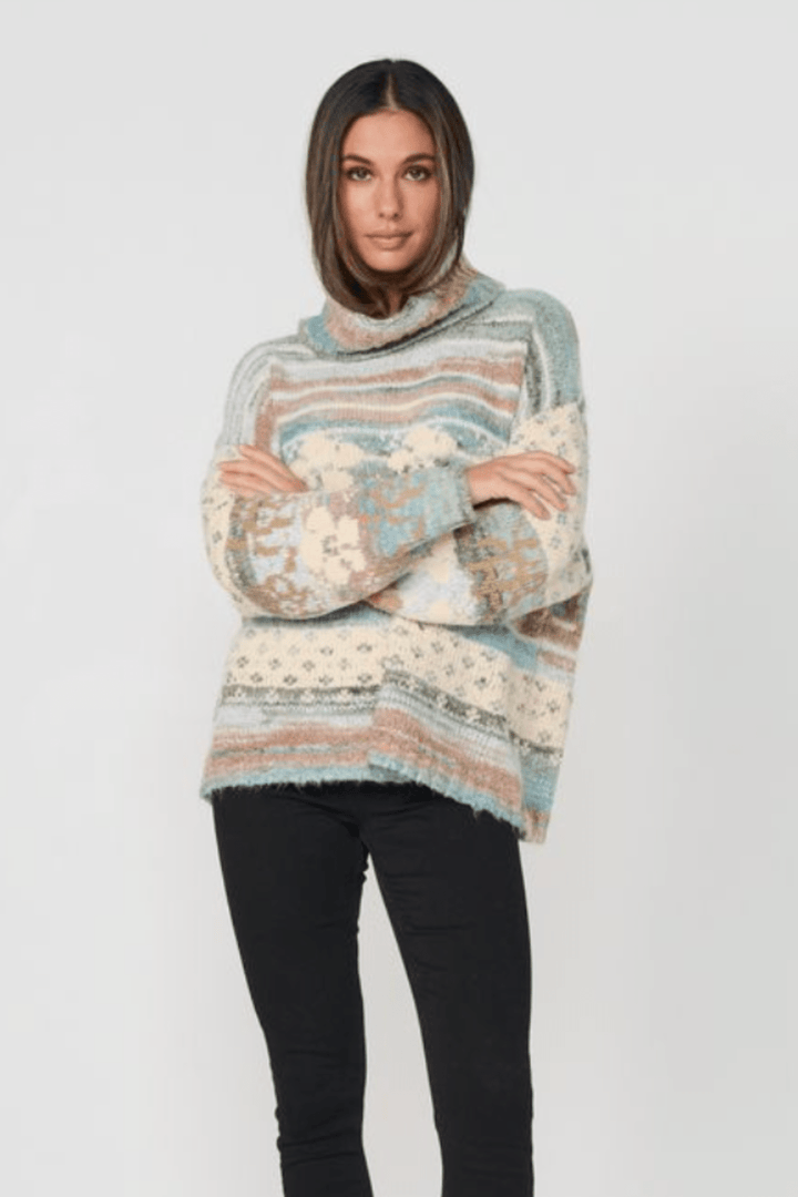 Aspen Knit - Multi - CJ15 - Pizazz BoutiqueCaju