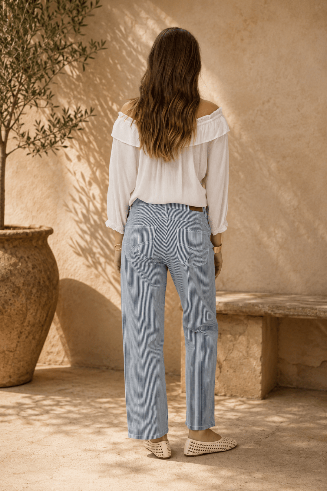 Audrey Jean - Horizon Blue - CM7 - Pizazz BoutiqueCream
