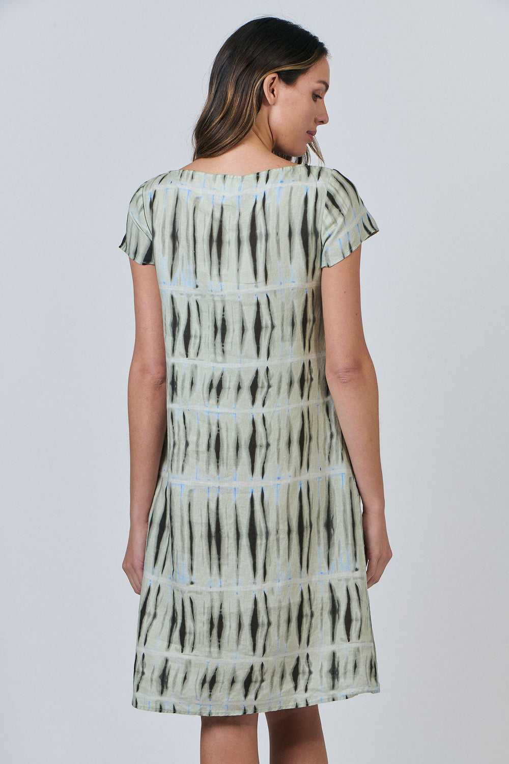 Aurora Linen Dress - Exposure - OJ3 - Pizazz BoutiqueNaturals By O & J