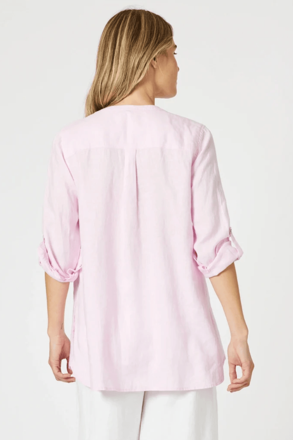 Ava Linen Shirt - Pink - GS32 - Pizazz BoutiqueGordon smith