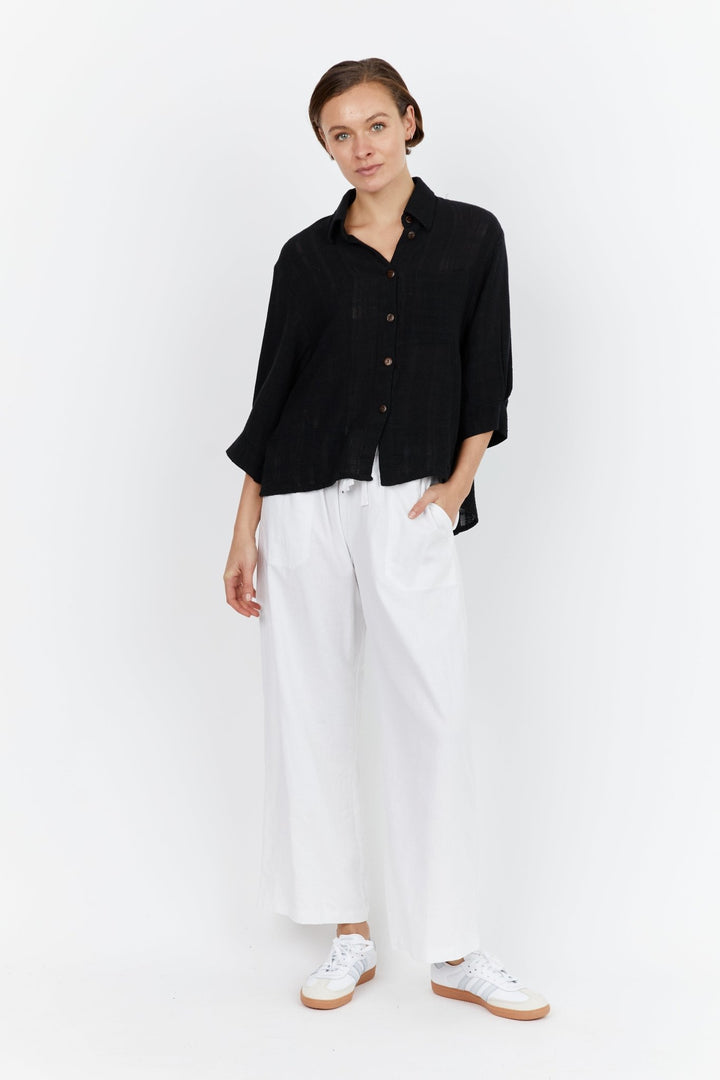 Aventi Shirt - Black - CB3 - Pizazz BoutiqueCarbon The Label