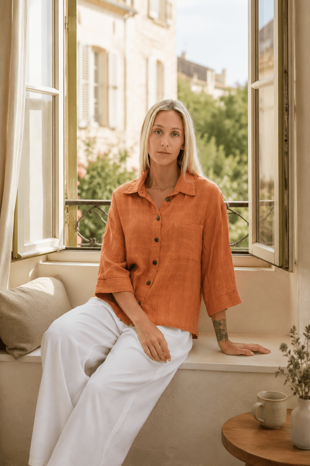 Aventi Shirt - Bran - CB3 - Pizazz BoutiqueCarbon The Label