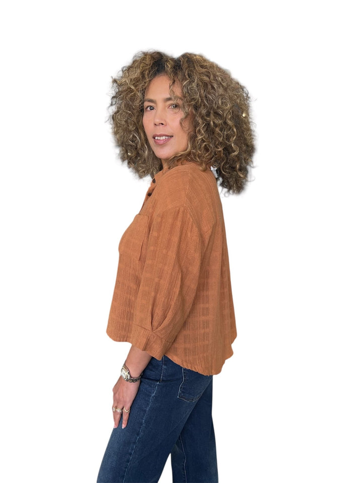 Aventi Shirt - Bran - CB3 - Pizazz BoutiqueCarbon The Label