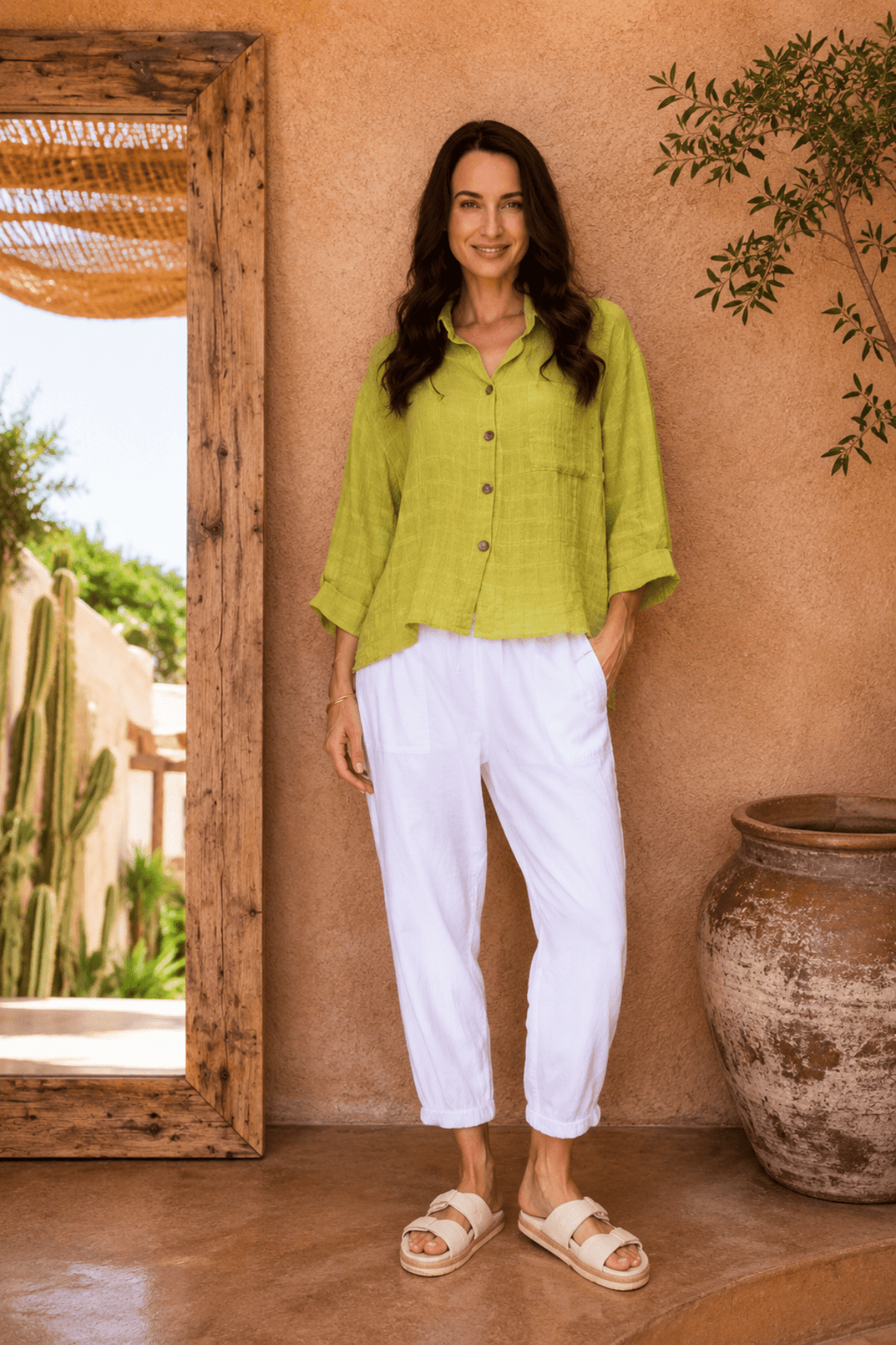 Aventi Shirt - Pistachio - CB3 - Pizazz BoutiqueCarbon The Label
