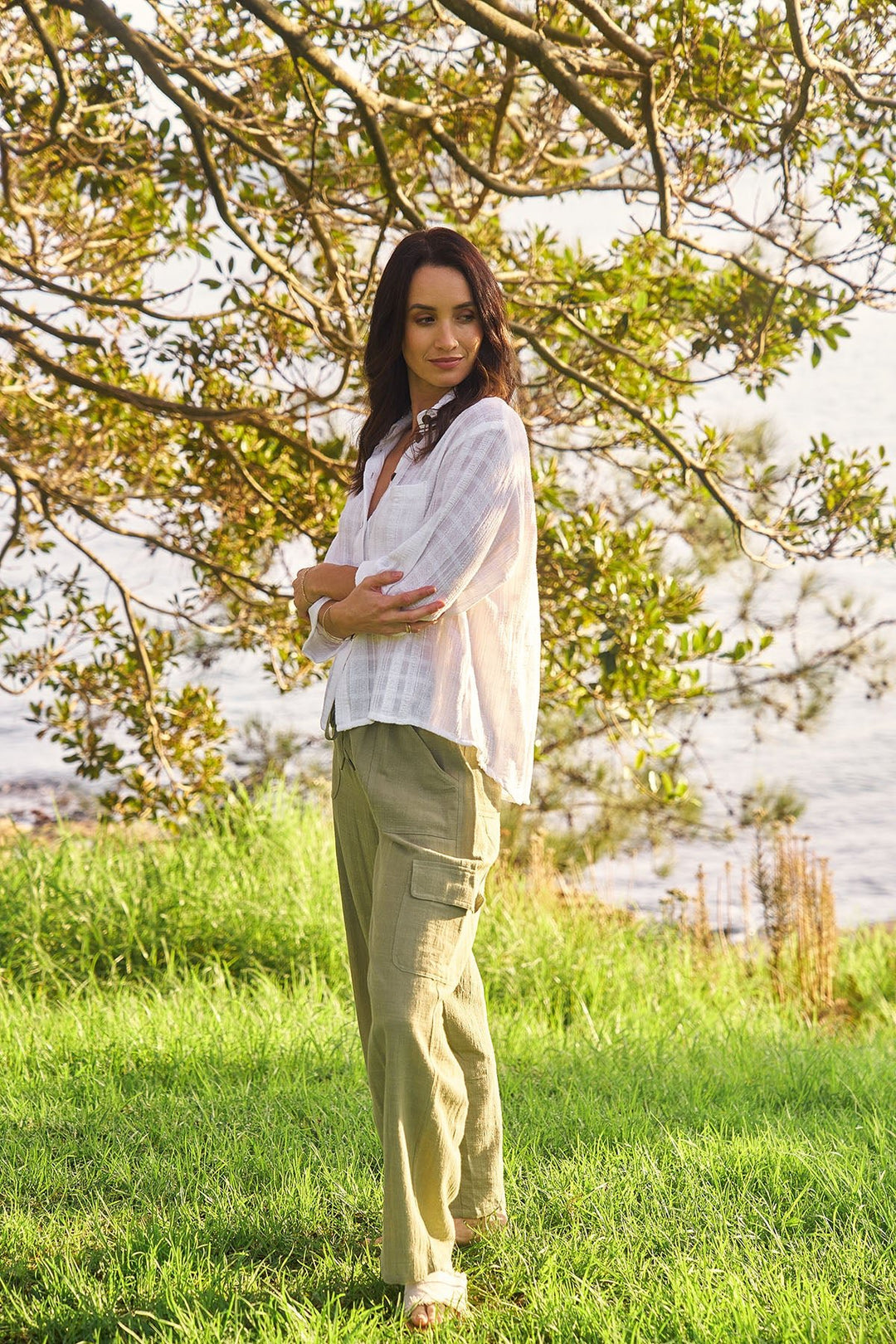 Aventi Shirt - White - CB3 - Pizazz BoutiqueCarbon The Label