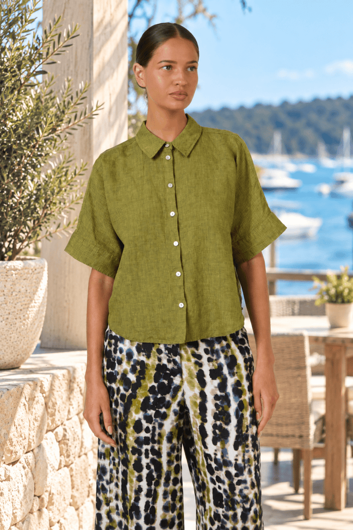 Balsam Linen Shirt - Pizazz BoutiqueNaturals By O & J