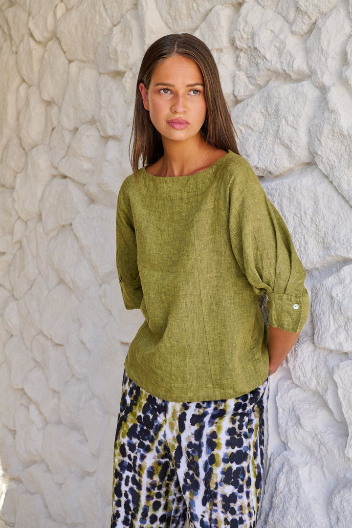 Balsam Linen Top - Pizazz BoutiqueNaturals By O & J