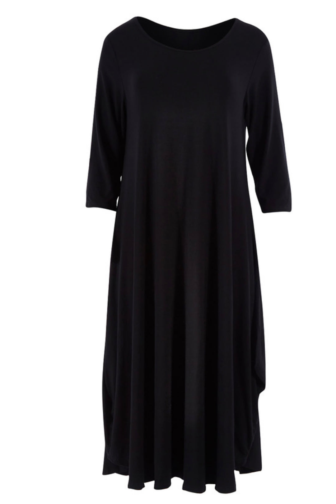 Bamboo maxi dress in black, sold and shipped from Pizazz Boutique Nelson Bay women's dresses online Australia