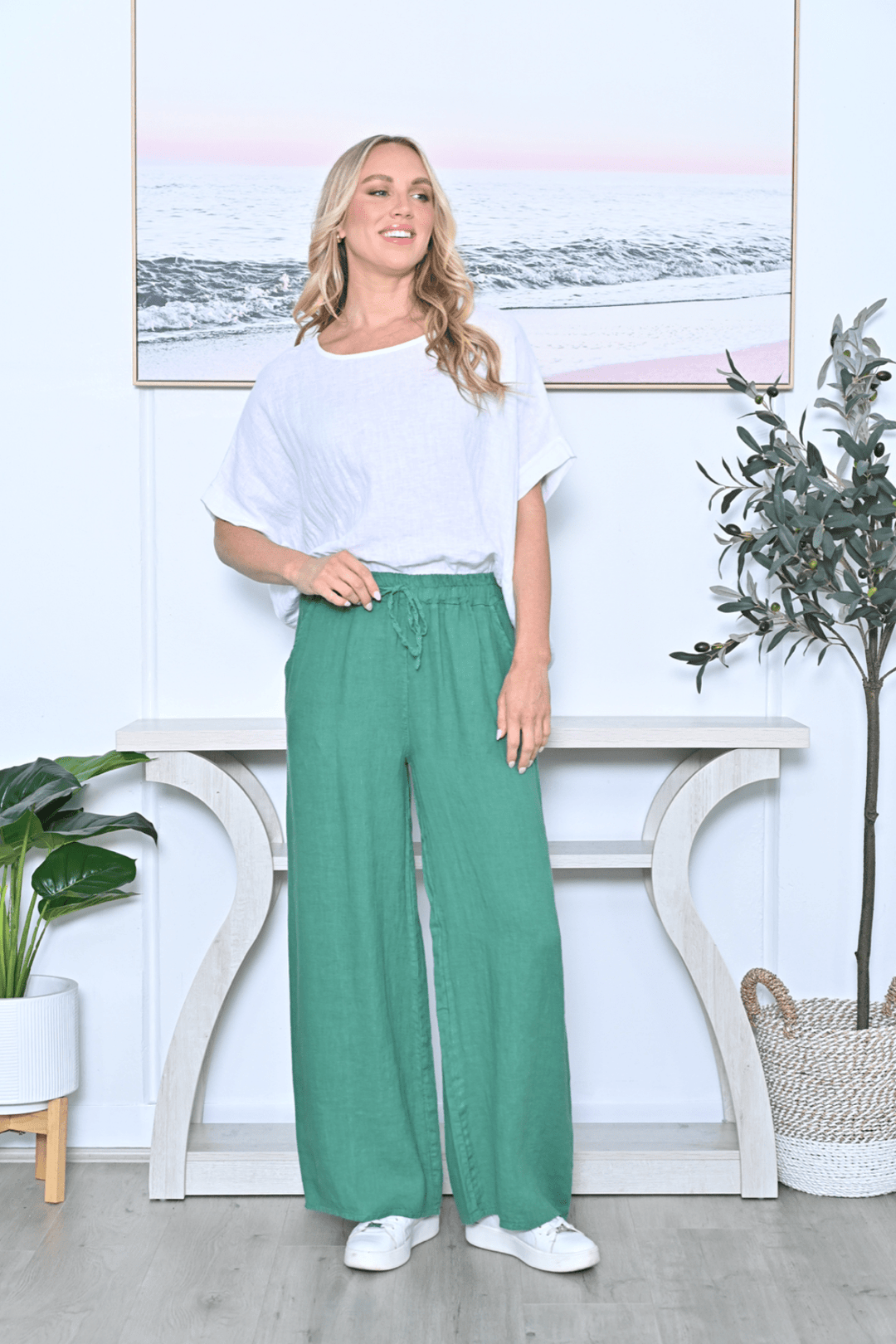 Best Pant - Emerald - CC30 - Pizazz BoutiqueCali & Co