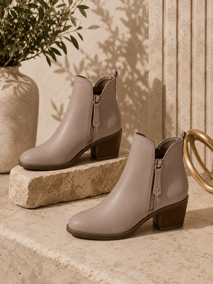 Beth Ankle Boot - Taupe - C18 - Pizazz BoutiqueCabello