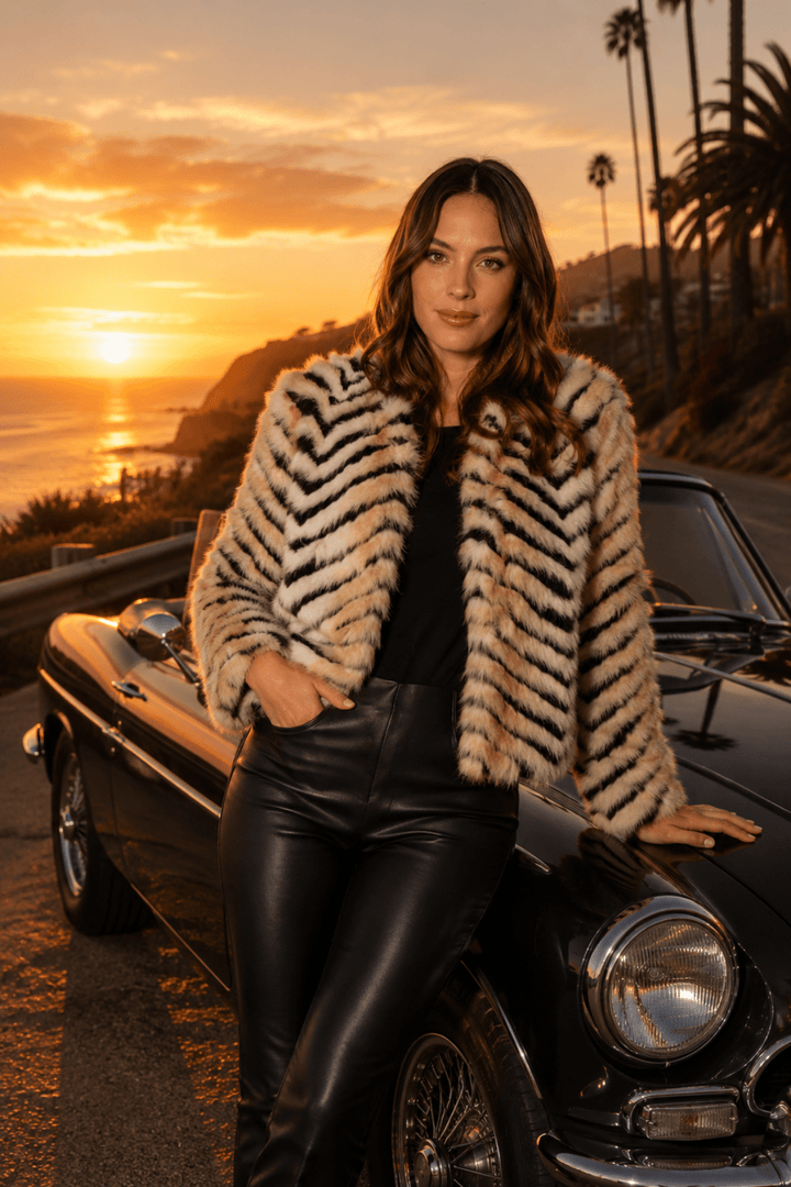 Bexley Jacket - Chevron - CJ1 - Pizazz BoutiqueCaju