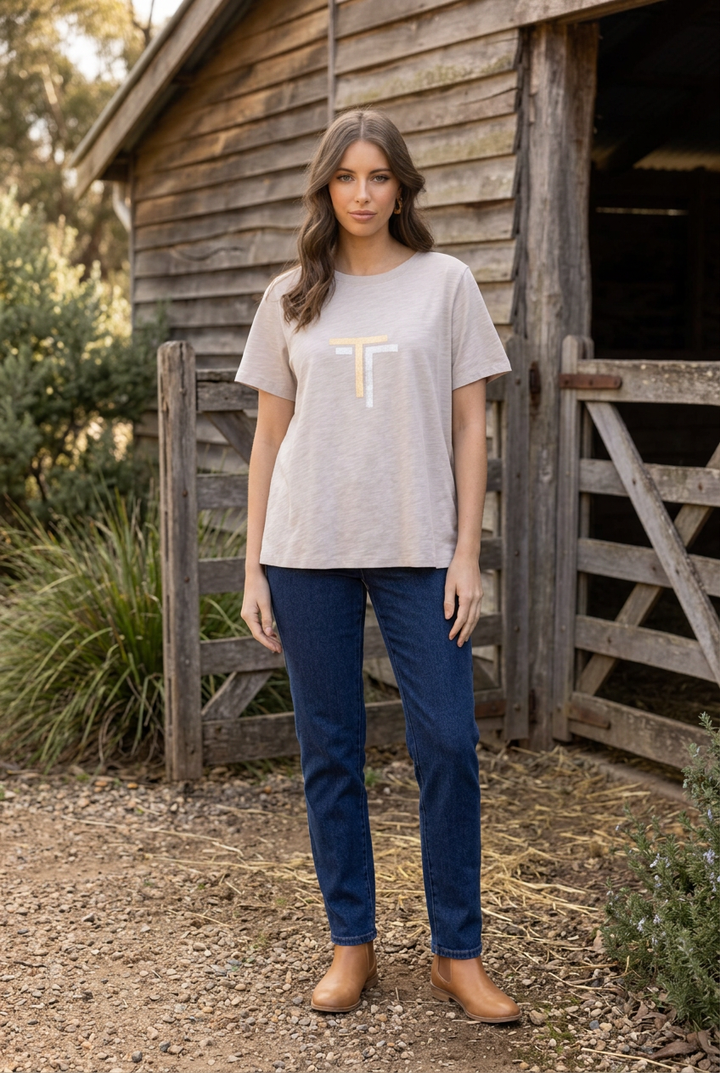 Tia T-Shirt - Biscot - TT1