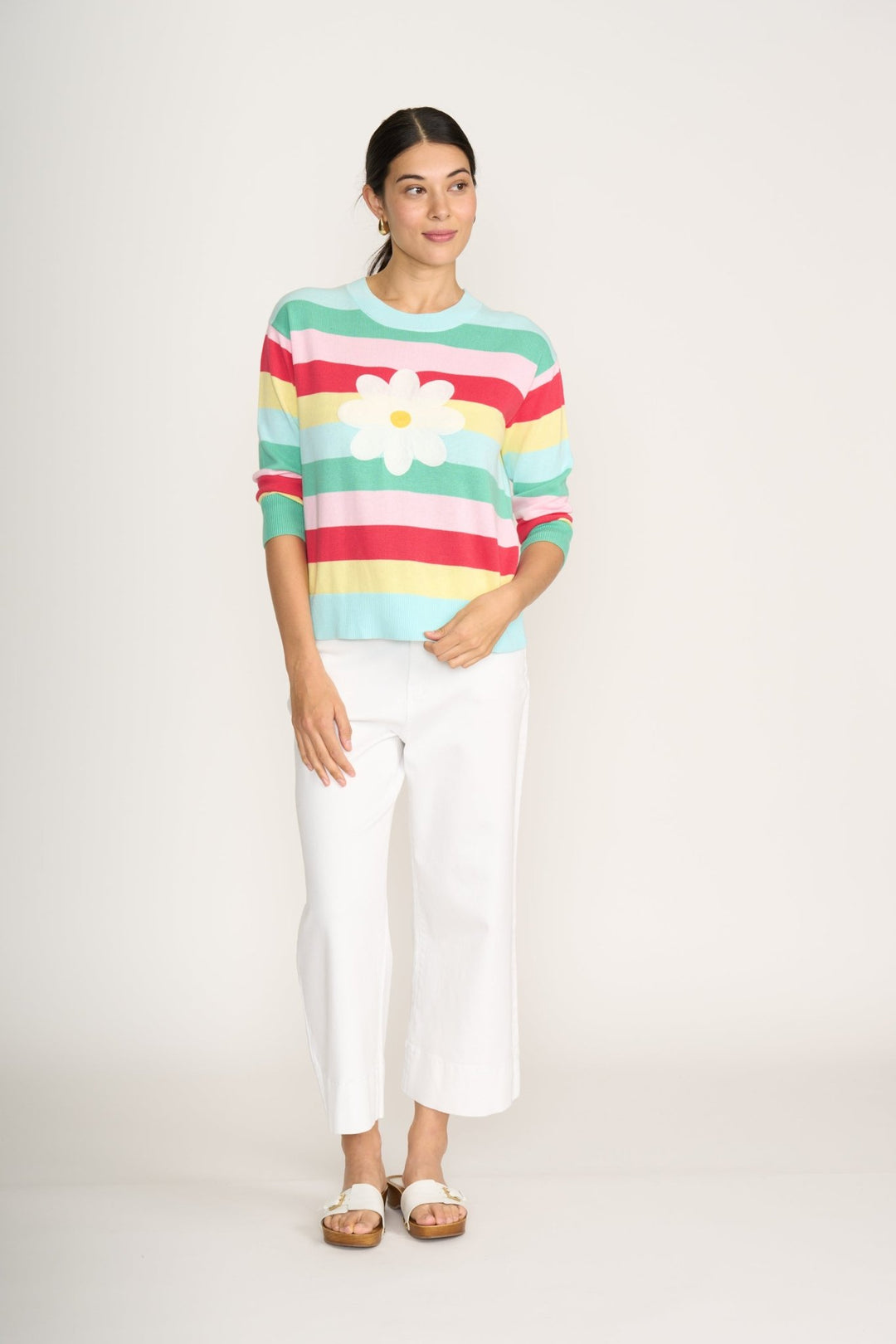 Blooming Sweater - Rainbow - F33 - Pizazz BoutiqueFoil