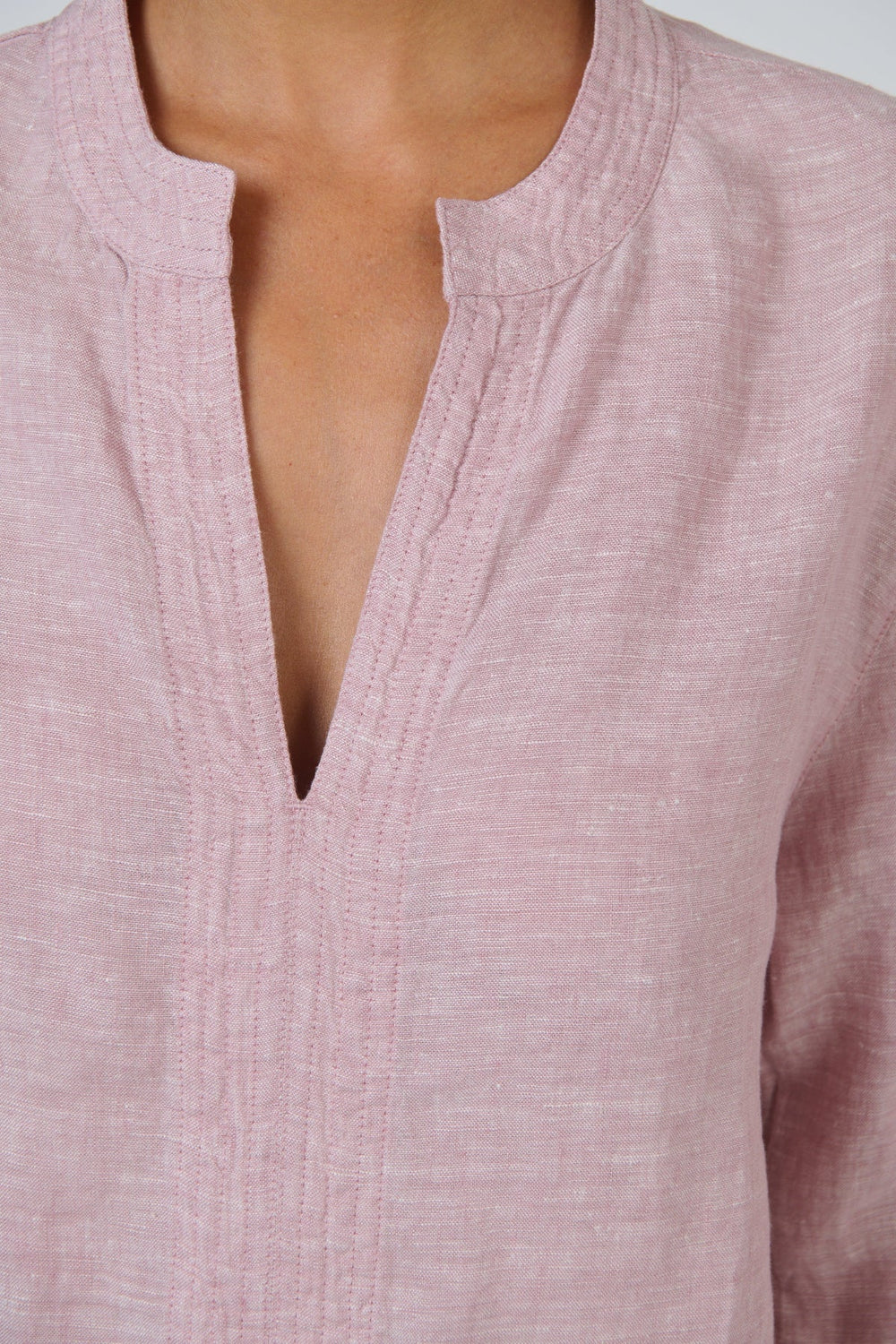 Blush Linen Top - OJ93 - Pizazz BoutiqueNaturals By O & J