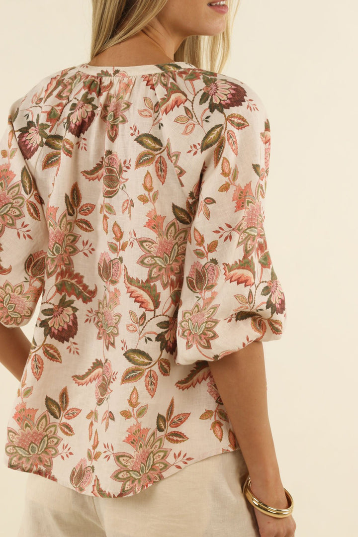 Bohemian Rose Blouse - HM28 - Pizazz BoutiqueHumidity