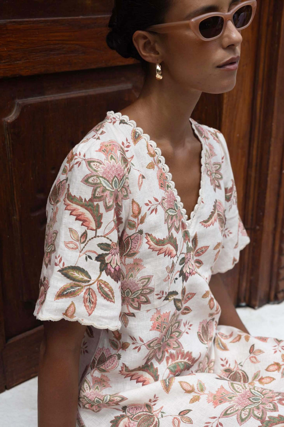 Bohemian Rose Midi Dress - Pizazz BoutiqueHumidity