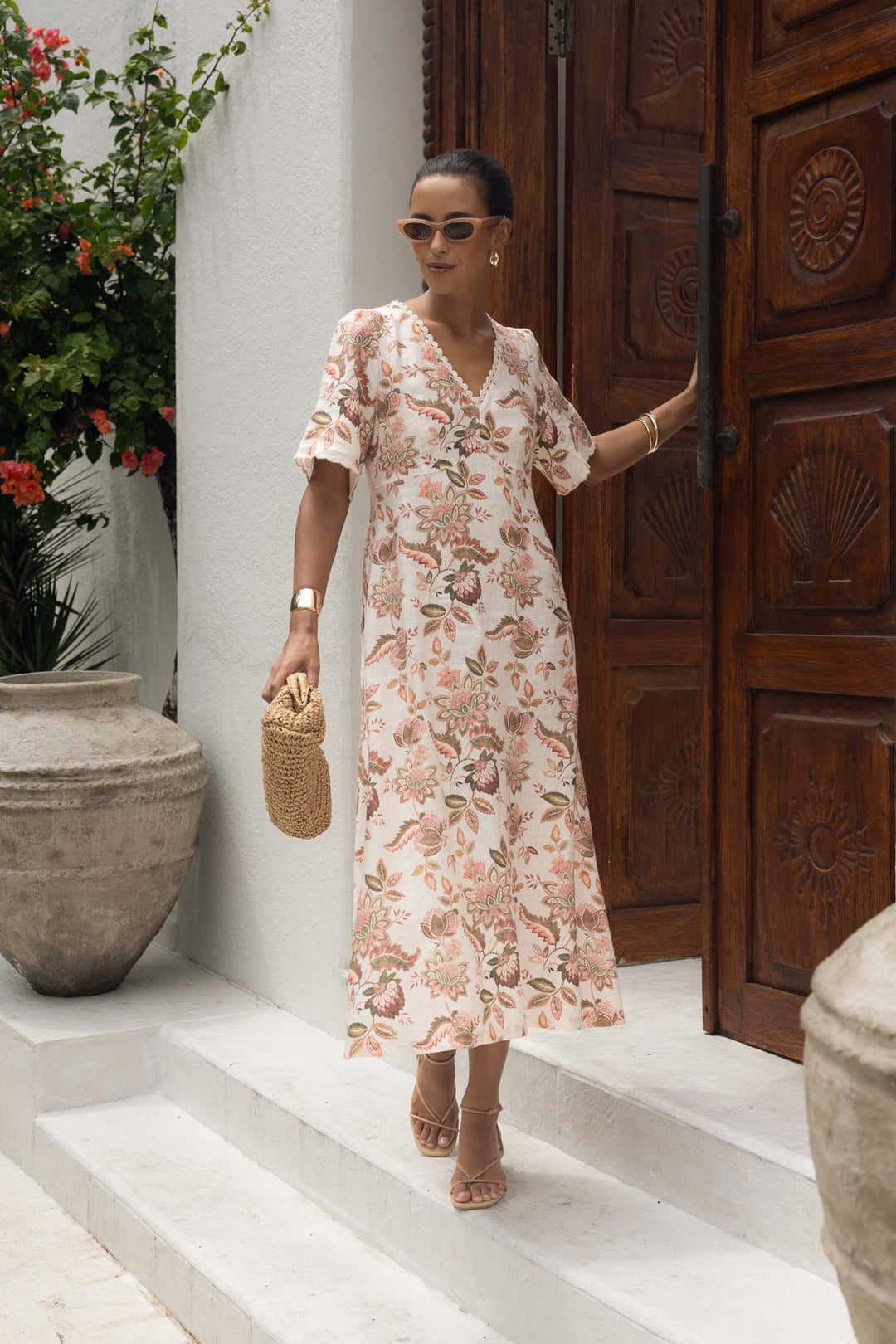 Bohemian Rose Midi Dress - Pizazz BoutiqueHumidity