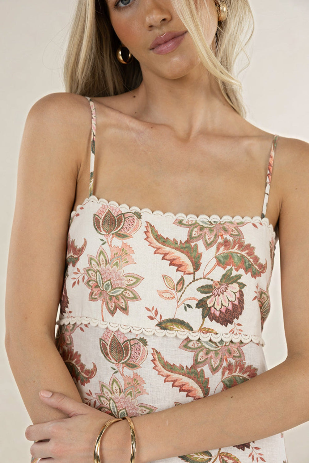 Bohemian Rose Strappy Dress - HM29 - Pizazz BoutiqueHumidity