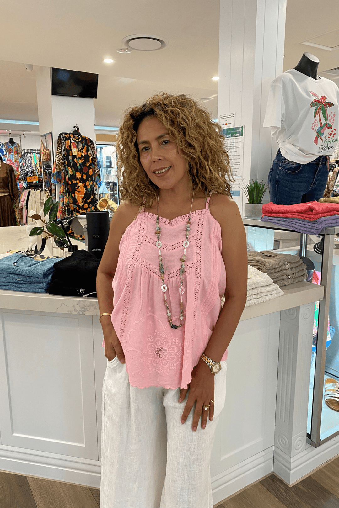 Boho Top - Pink - JG12 - Pizazz BoutiqueJoop & Gypsy