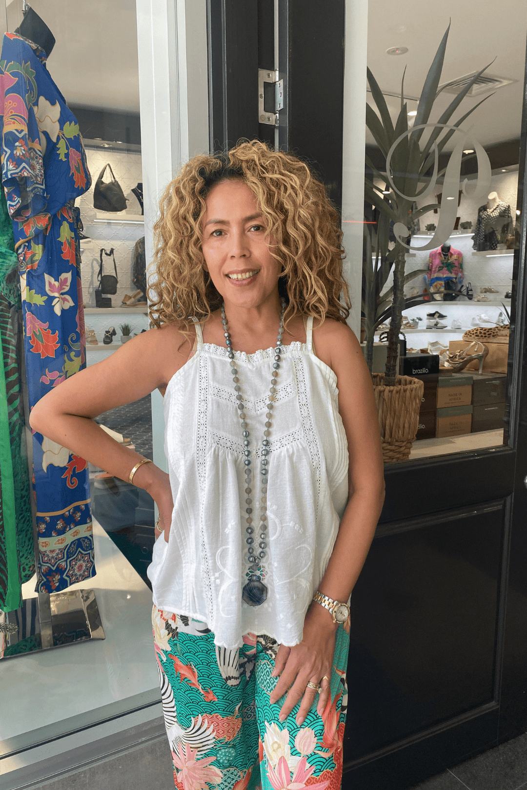 Boho Top - White - JG12 - Pizazz BoutiqueJoop & Gypsy