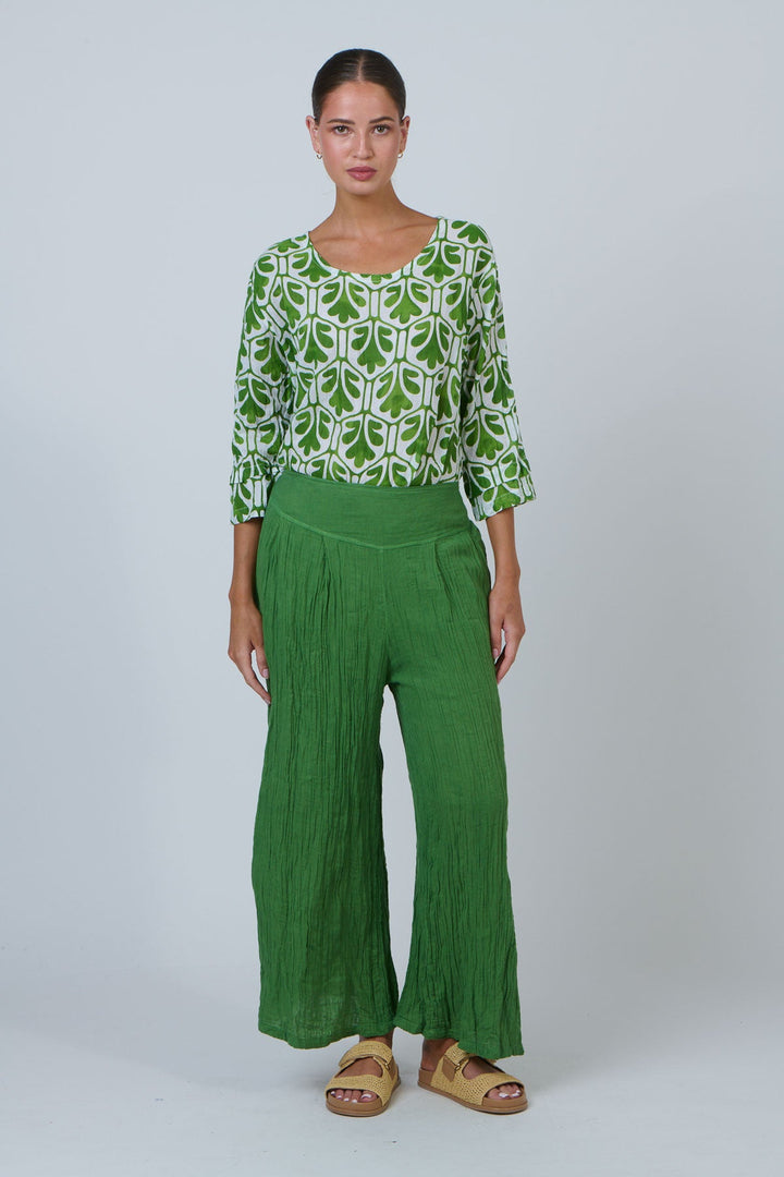 Bombora Pants - Meadow - N10 - Pizazz BoutiqueNamastai