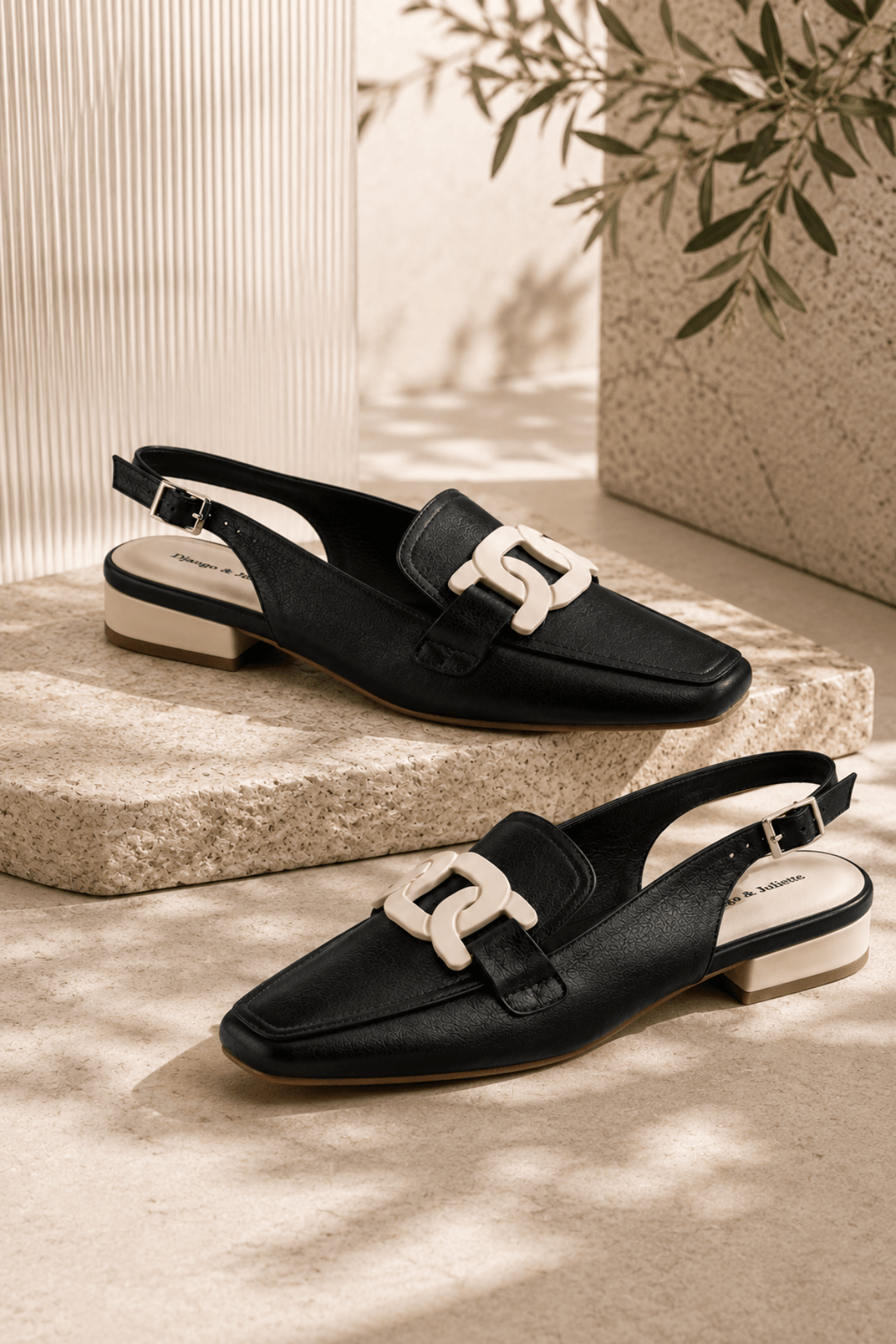 Bossys - Black/White - DJ56 - Pizazz BoutiqueDjango & Juliette