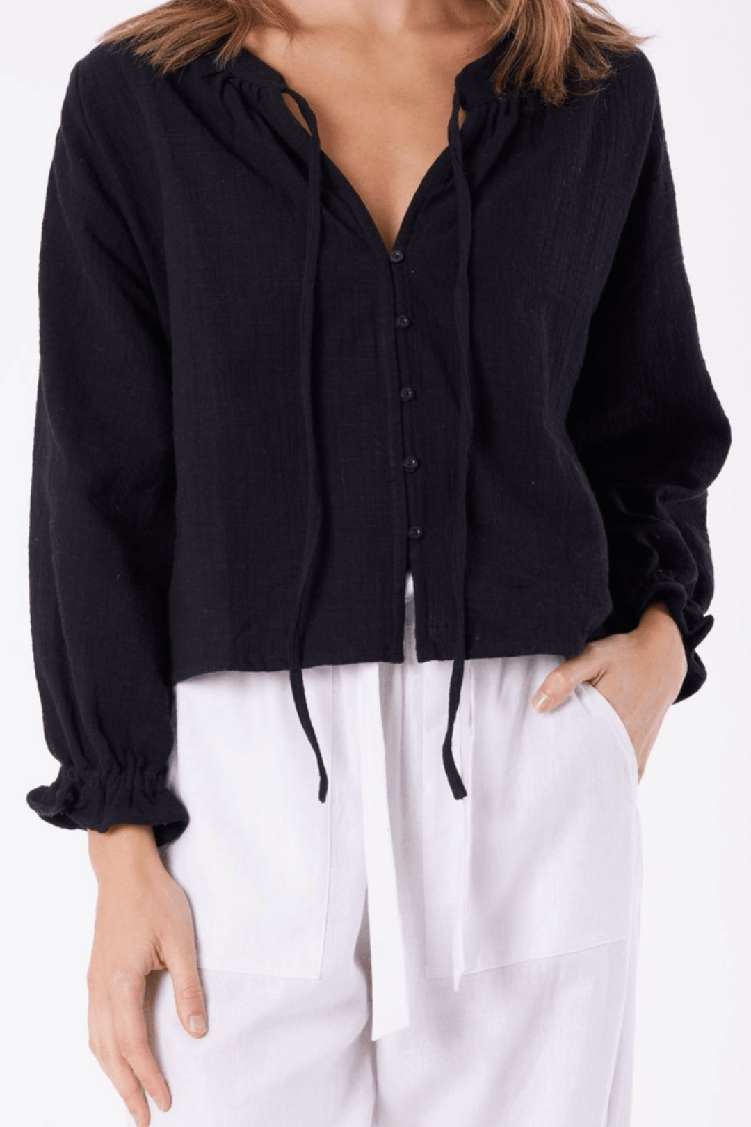 Byron Shirt - Black - CB77 - Pizazz BoutiqueCarbon The Label