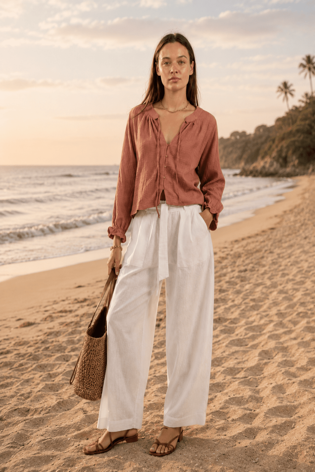Byron Shirt - Papaya - CB77 - Pizazz BoutiqueCarbon The Label
