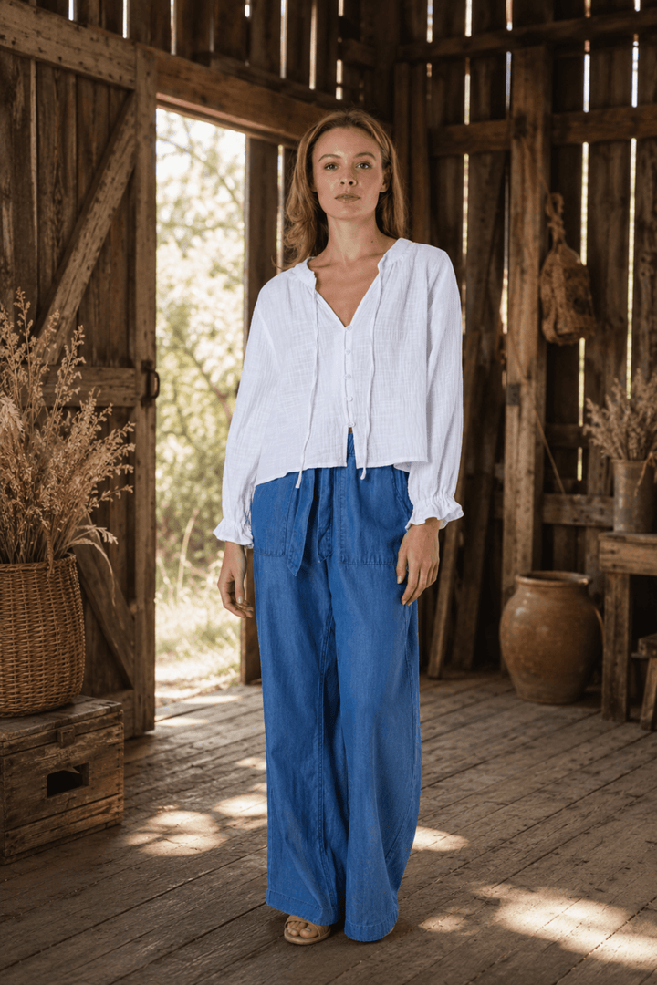 Byron Shirt - White - CB77 - Pizazz BoutiqueCarbon The Label