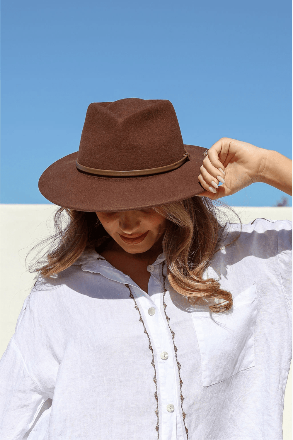 Calloway Hat - Chocolate - SU8 - Pizazz BoutiqueFree Angel